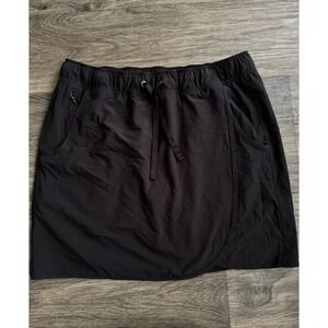 Patagonia Fleetwith Skort Skirt Black Womens Medium